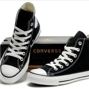 High Top Black Converse All Stars